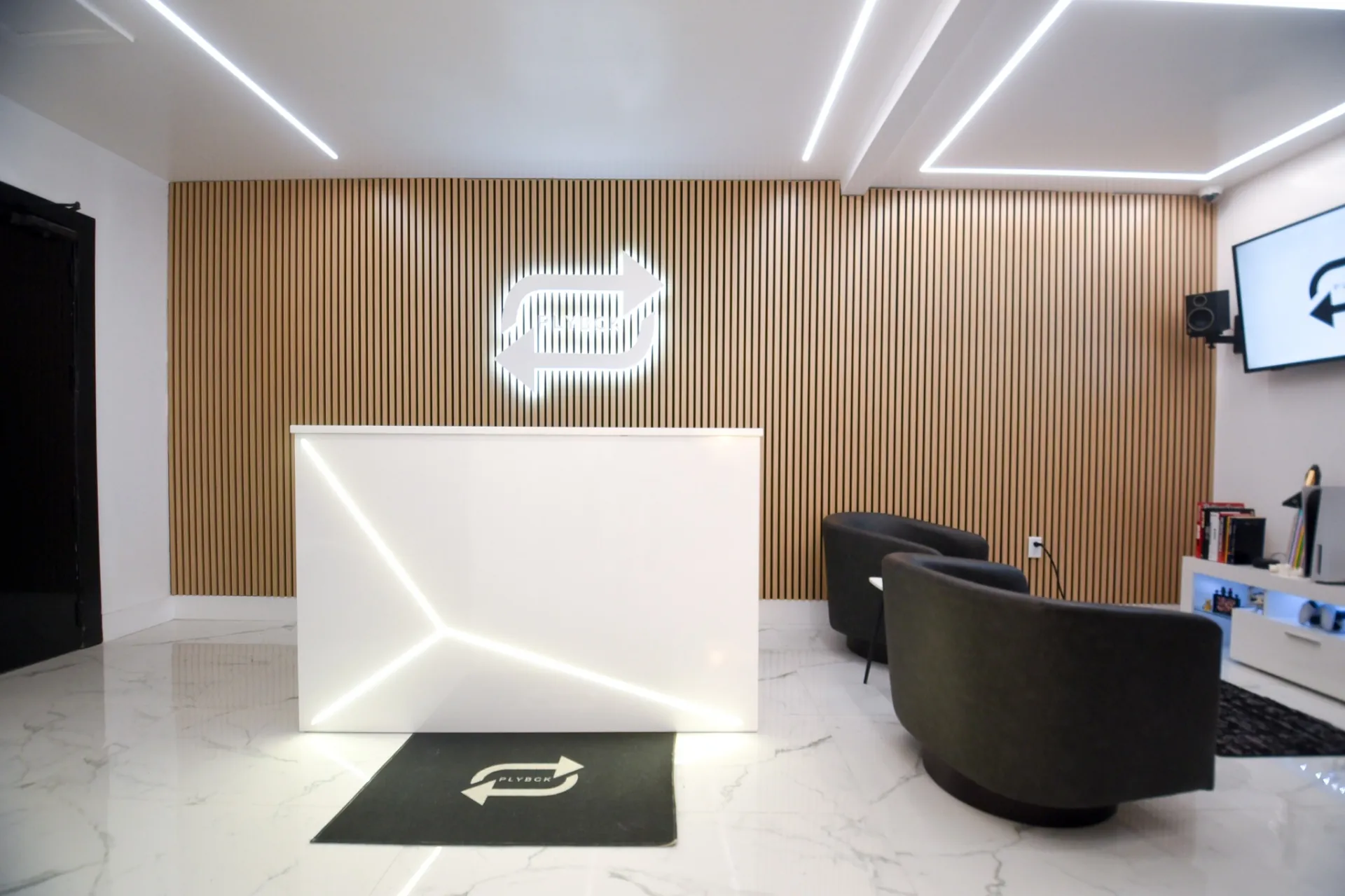 PLYBCK Studios lobby